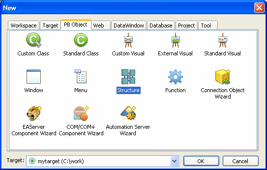 Building a new user object – PB Docs 110 – PowerBuilder Library