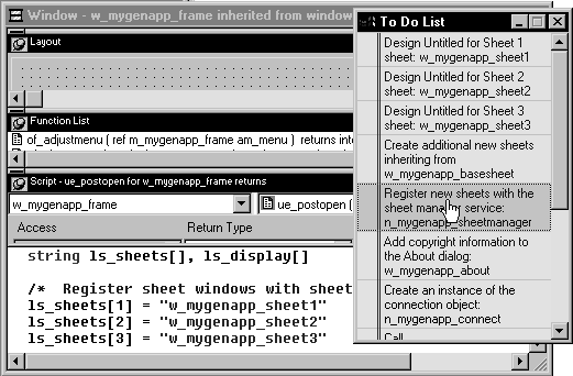 Using the To-Do List – PB Docs 126 – PowerBuilder Library
