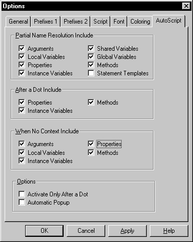 Using AutoScript – PB Docs 90 – PowerBuilder Library